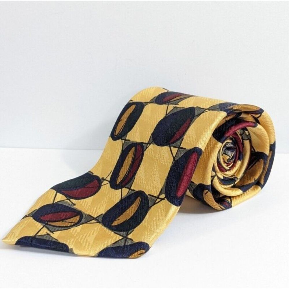 Yellow Blue Red Nordstrom Robert Talbott Studio Neck Tie